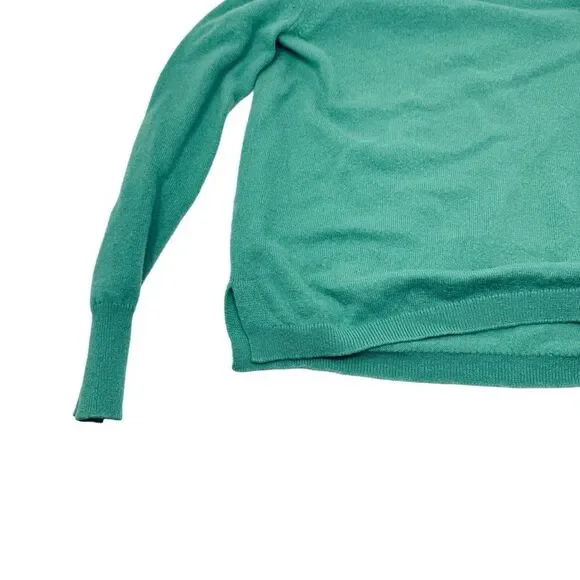 J. Crew Green Cashmere Sweater. Size Small. - Picture 12 of 14